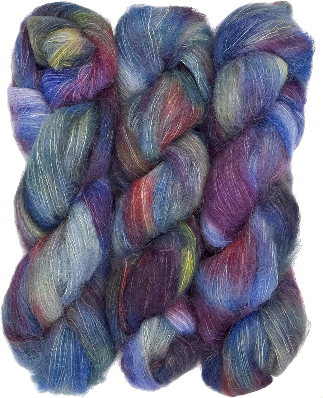 Suri Sensation Brushed Suri Alpaca: Super-Soft Lace Weight Yarn for Knit and Crochet, Non-Itchy, Pacific Northwest Hand Dyed.